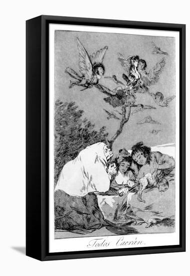 All Will Fall, 1799-Francisco de Goya-Framed Stretched Canvas