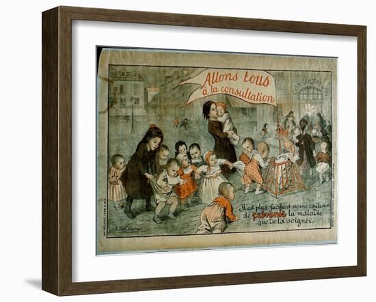 All Will Have a Consultation, 1915-A. Dick Dumas-Framed Giclee Print
