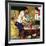 "All Wrapped Up in Christmas", December 19, 1959-Richard Sargent-Framed Giclee Print