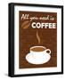 All You Need Is Coffee-comodo777-Framed Art Print