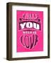 All You Need Is Love - Tommy Human Cartoon Print-Tommy Human-Framed Art Print