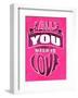 All You Need Is Love - Tommy Human Cartoon Print-Tommy Human-Framed Art Print