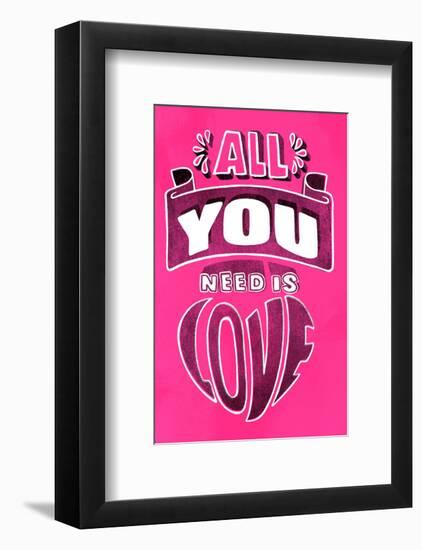 All You Need Is Love - Tommy Human Cartoon Print-Tommy Human-Framed Giclee Print