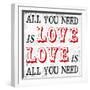 All You Need is Love-Max Carter-Framed Art Print