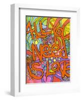 All you need is love-Dean Russo- Exclusive-Framed Giclee Print