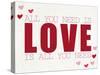 All You Need is LOVE-Allen Kimberly-Stretched Canvas