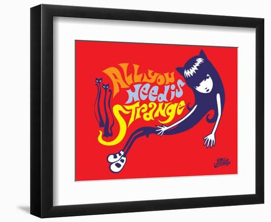 All You Need is Strange-Emily the Strange-Framed Photographic Print