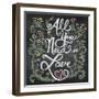 All You Needis Love-Elizabeth Caldwell-Framed Premium Giclee Print