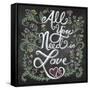 All You Needis Love-Elizabeth Caldwell-Framed Stretched Canvas