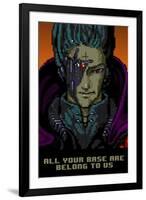 All Your Base Are Belong To Us Video Game-null-Framed Art Print