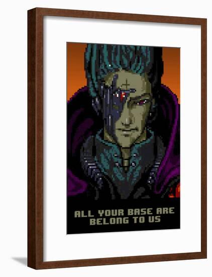 All Your Base Are Belong To Us-null-Framed Poster