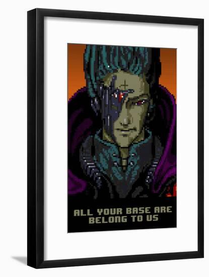 All Your Base Are Belong To Us-null-Framed Poster