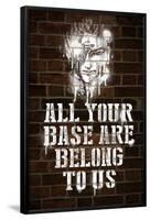 All Your Base Graffiti-null-Framed Poster