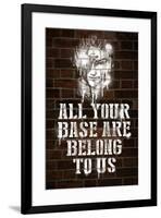 All Your Base Graffiti-null-Framed Poster