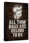 All Your Base Graffiti-null-Framed Stretched Canvas