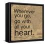 All Your Heart-Lauren Gibbons-Framed Stretched Canvas