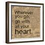 All Your Heart-Lauren Gibbons-Framed Art Print
