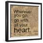 All Your Heart-Lauren Gibbons-Framed Art Print