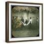 Allada (Dahomey), Transport in a Hammock, Circa 1890-Leon, Levy et Fils-Framed Photographic Print