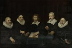 Regents of the House of Correction of Middelburg,-Allaert van Loeninga-Art Print