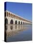 Allahverdi Khan Bridge River, Isfahan, Middle East-Robert Harding-Stretched Canvas