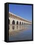 Allahverdi Khan Bridge River, Isfahan, Middle East-Robert Harding-Framed Stretched Canvas