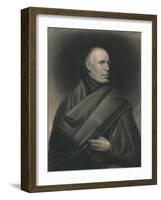 Allan Cunningham (1784-1842), Scottish poet and author, 1840-J Thomson-Framed Giclee Print