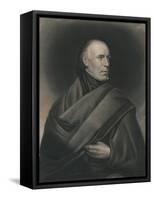 Allan Cunningham (1784-1842), Scottish poet and author, 1840-J Thomson-Framed Stretched Canvas