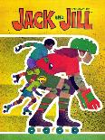 Roller Skate Race - Jack & Jill-Allan Eitzen-Giclee Print