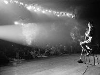 Entertainer Dean Martin on Stage-Allan Grant-Premium Photographic Print