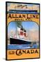 Allan Line Royal Mail To Canada-null-Stretched Canvas