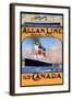 Allan Line Royal Mail To Canada-null-Framed Art Print