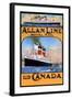 Allan Line Royal Mail To Canada-null-Framed Art Print