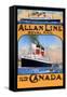 Allan Line Royal Mail To Canada-null-Framed Stretched Canvas