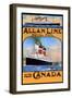 Allan Line Royal Mail To Canada-null-Framed Art Print