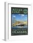 Allan Line to Canada Poster-null-Framed Photographic Print