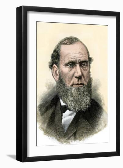 Allan Pinkerton, Founder of the First Us Private Detective Agency-null-Framed Giclee Print