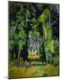 Allee a Chantilly-Avenue at Chantilly, 1888 Canvas, 75 x 63 cm.-Paul Cezanne-Mounted Giclee Print