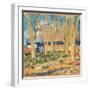 Allee De Platanes Pres De La Gare D'arles  (Avenue of Plane Trees near Arles Station) Peinture De-Vincent van Gogh-Framed Giclee Print