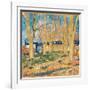 Allee De Platanes Pres De La Gare D'arles  (Avenue of Plane Trees near Arles Station) Peinture De-Vincent van Gogh-Framed Giclee Print