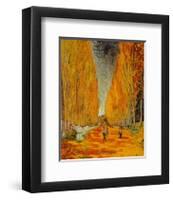 Allee des Alyscamps-Vincent van Gogh-Framed Art Print