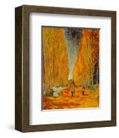 Allee des Alyscamps-Vincent van Gogh-Framed Art Print