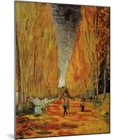 Allee des Alyscamps-Vincent van Gogh-Mounted Art Print