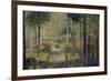 Allée en forêt, Barbizon-Georges Seurat-Framed Giclee Print