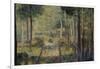 Allée en forêt, Barbizon-Georges Seurat-Framed Giclee Print