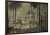 Allée en forêt, Barbizon-Georges Seurat-Framed Giclee Print