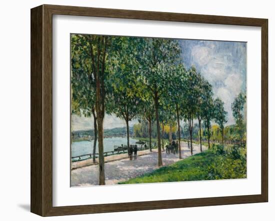 Allée of Chestnut Trees, 1878-Alfred Sisley-Framed Giclee Print