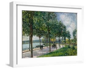 Allée of Chestnut Trees, 1878-Alfred Sisley-Framed Giclee Print