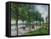 Allée of Chestnut Trees, 1878-Alfred Sisley-Framed Stretched Canvas