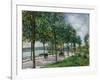 Allée of Chestnut Trees, 1878-Alfred Sisley-Framed Giclee Print